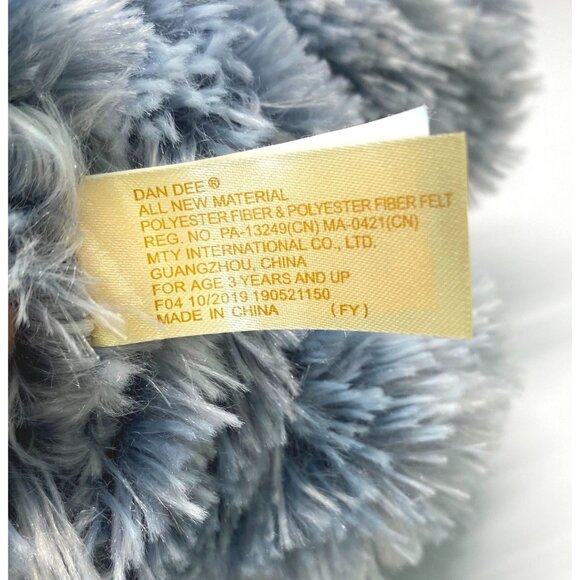 DanDee Easter Bunny Plush Rabbit Stuffed Animal Toy Blue Soft Fluffy - Picture 3 of 8